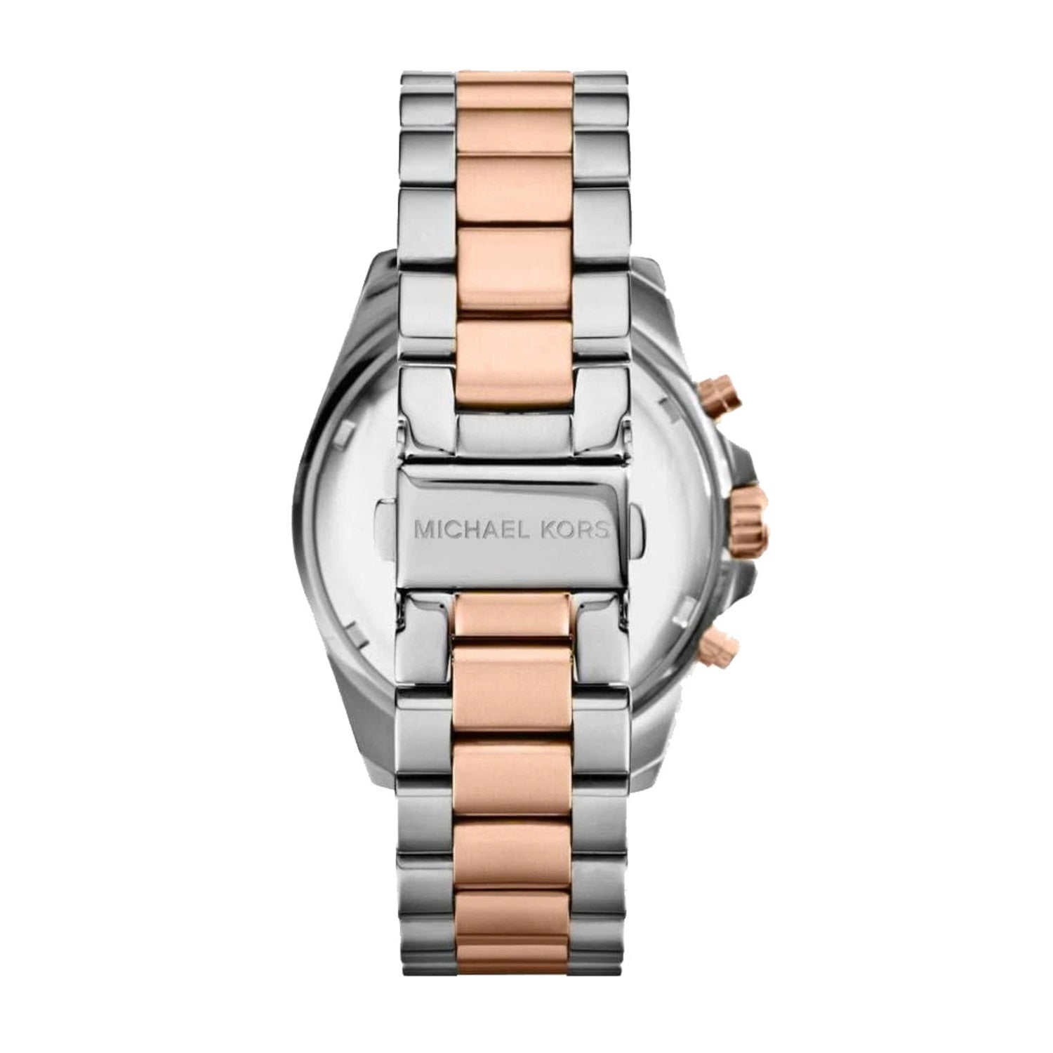  Shop Authentic Michael Kors Bradshaw Blue Dial Two Tone Steel Strap Watch for Women - MK5606 - Luxxuri