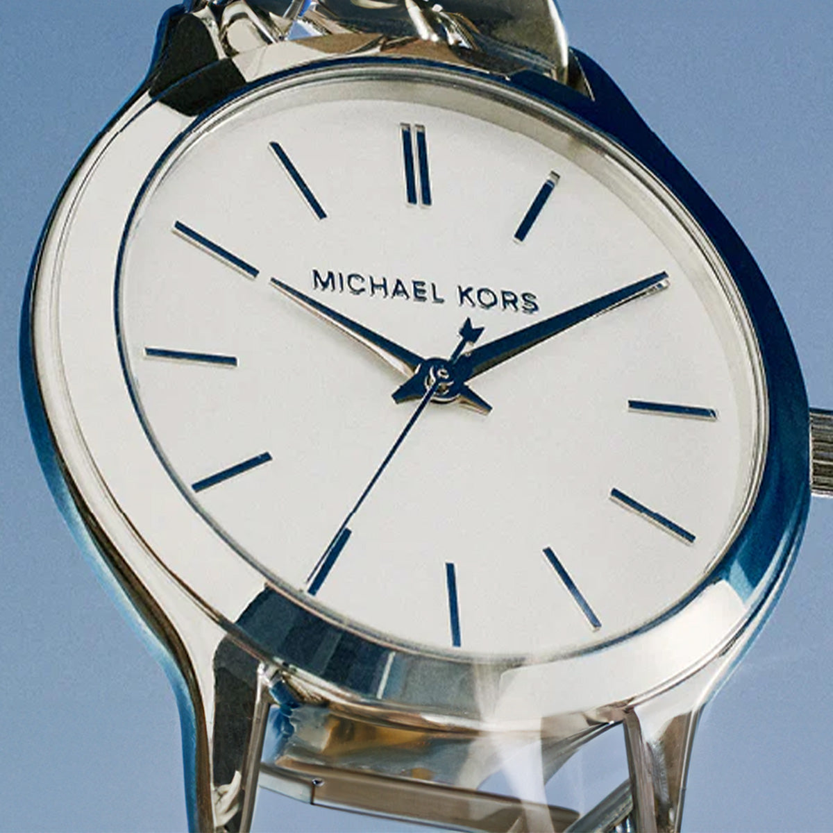  Shop Authentic Michael Kors Lennox Three Hand Silver Dial Silver Steel Strap Watch For Women - MK7393 - Luxxuri