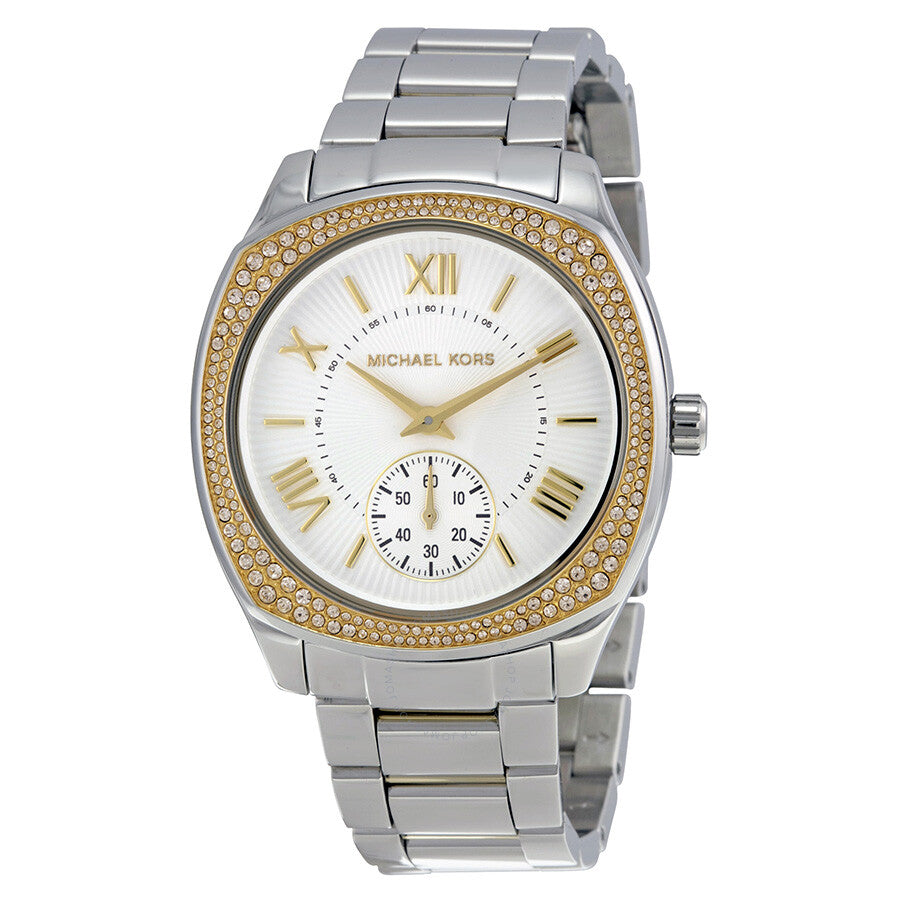  Shop Authentic Michael Kors Bryn Silver Dial Silver Steel Strap Watch For Women - MK6277 - Luxxuri