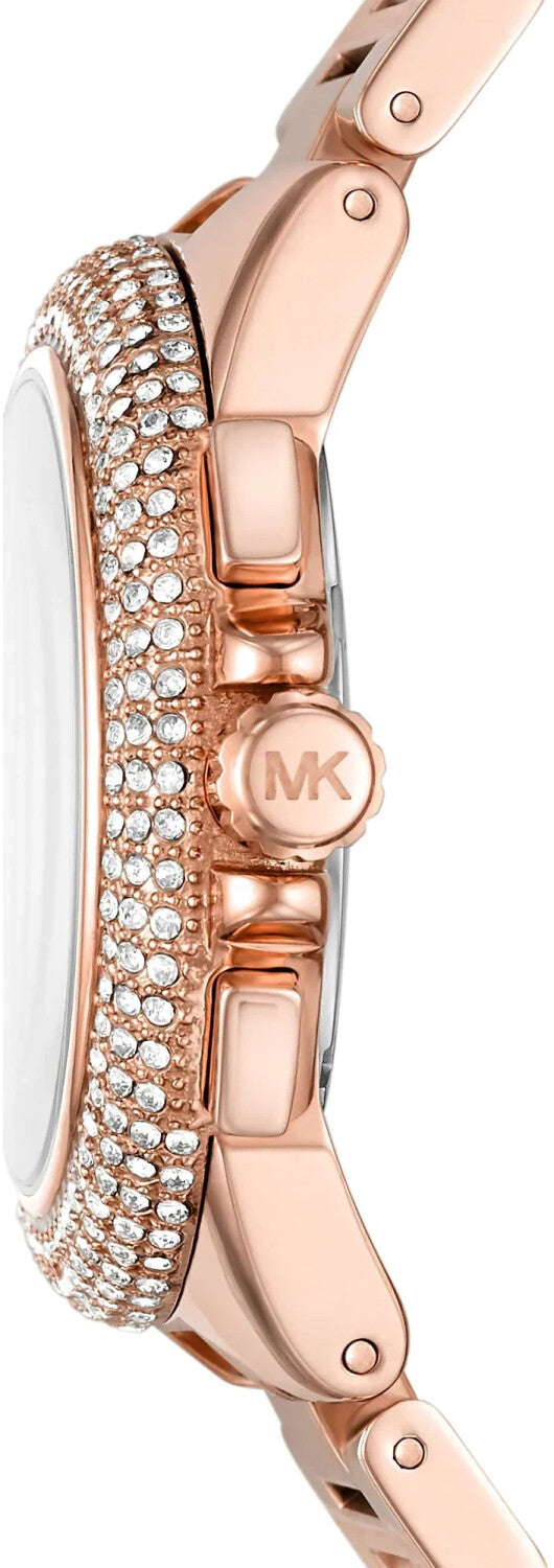  Shop Authentic Michael Kors Camille Chronograph White Dial Rose Gold Steel Strap Watch For Women - MK6995 - Luxxuri