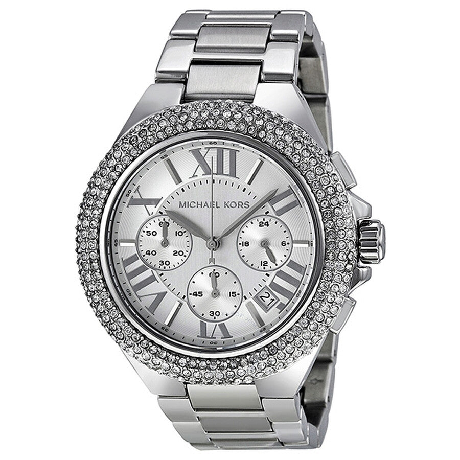  Shop Authentic Michael Kors Camille Silver Dial Silver Steel Strap Watch for Women - MK5634 - Luxxuri