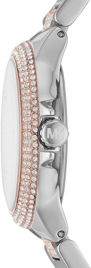  Shop Authentic Michael Kors Camille Multifunction White Dial Two Tone Steel Strap Watch For Women - MK6846 - Luxxuri