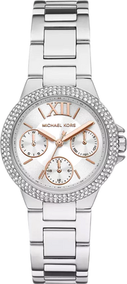  Shop Authentic Michael Kors Camille Chronograph White Dial Silver Steel Strap Watch For Women - MK7198 - Luxxuri