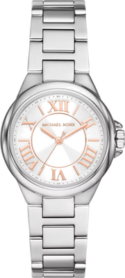  Shop Authentic Michael Kors Camille Three Hand Silver Dial Silver Steel Strap Watch For Women - MK7259 - Luxxuri