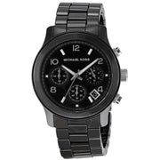  Shop Authentic Michael Kors Runway Black Ceramic Dial Black Steel Strap Watch for Women - MK5162 - Luxxuri