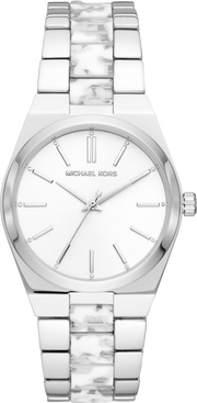  Shop Authentic Michael Kors Channing Quartz White Dial Two Tone Steel Strap Watch For Women - MK6649 - Luxxuri