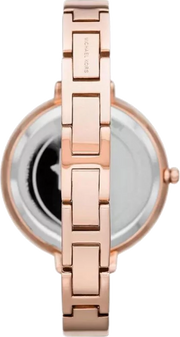  Shop Authentic Michael Kors Charley Quartz Crystals Rose Gold Dial Rose Gold Steel Strap Watch For Women - MK4433 - Luxxuri