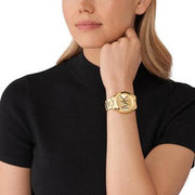  Shop Authentic Michael Kors Runway Gold Dial Gold Steel Strap Watch For Women - MK4732 - Luxxuri