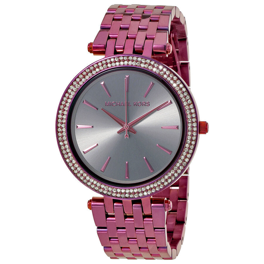  Shop Authentic Michael Kors Darci Black Dial Purple Steel Strap Watch for Women - MK3554 - Luxxuri