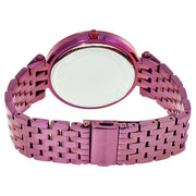 Shop Authentic Michael Kors Darci Black Dial Purple Steel Strap Watch for Women - MK3554 - Luxxuri