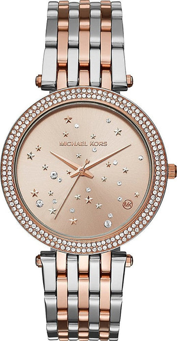  Shop Authentic Michael Kors Darci Rose Gold Dial Two Tone Steel Strap Watch for Women - MK3726 - Luxxuri