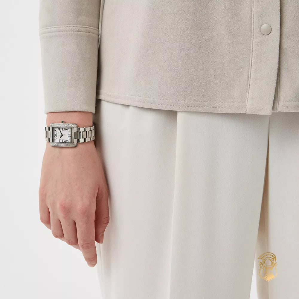  Shop Authentic Michael Kors Emery Three-Hand Crystals White Dial Silver Steel Strap Watch for Women - MK4642 - Luxxuri