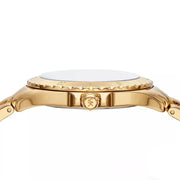  Shop Authentic Michael Kors Everest Three-Hand Black Dial Gold Steel Strap Watch For Men - MK9078 - Luxxuri