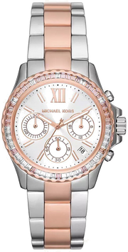  Shop Authentic Michael Kors Everest Chronograph White Dial Two Tone Steel Strap Watch For Women - MK7214 - Luxxuri