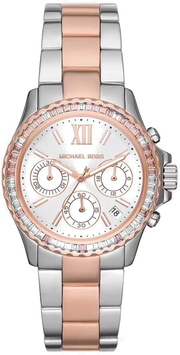  Shop Authentic Michael Kors Everest Chronograph White Dial Two Tone Steel Strap Watch For Women - MK7214 - Luxxuri