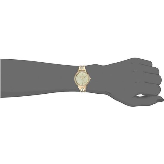 Shop Authentic Michael Kors Cinthia Quartz Gold Dial Gold Steel Strap Watch For Women - MK3681 - Luxxuri