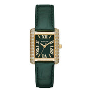  Shop Authentic Michael Kors Emery Quartz Diamonds Green Dial Green Leather Strap Watch For Women - MK4697 - Luxxuri