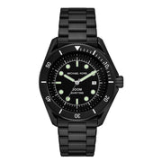  Shop Authentic Michael Kors Maritime Three Hand Black Dial Black Steel Strap Watch for Men - MK9181 - Luxxuri