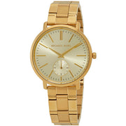  Shop Authentic Michael Kors Jaryn Analog Quartz Gold Dial Gold Steel Strap Watch For Women - MK3500 - Luxxuri