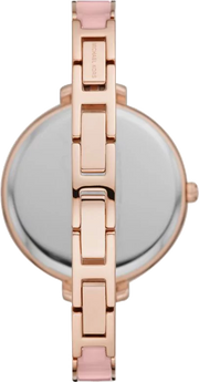  Shop Authentic Michael Kors Jaryn Analog Rose Gold Dial Pink Steel Strap Watch For Women - MK4545 - Luxxuri