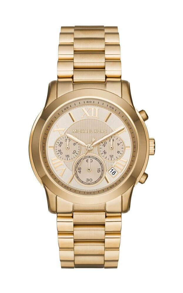  Shop Authentic Michael Kors Cooper Gold Dial Gold Steel Strap Watch for Women - MK6274 - Luxxuri