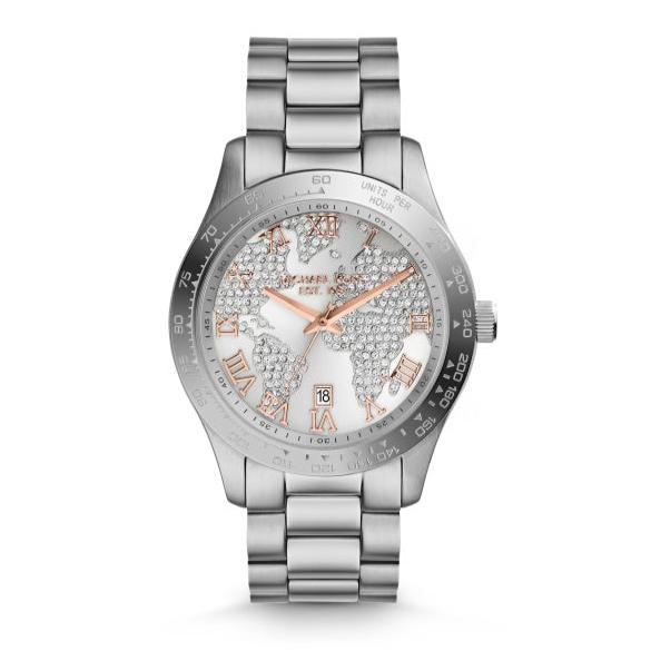  Shop Authentic Michael Kors Layton Silver Dial Silver Steel Strap Watch for Women - MK5958 - Luxxuri