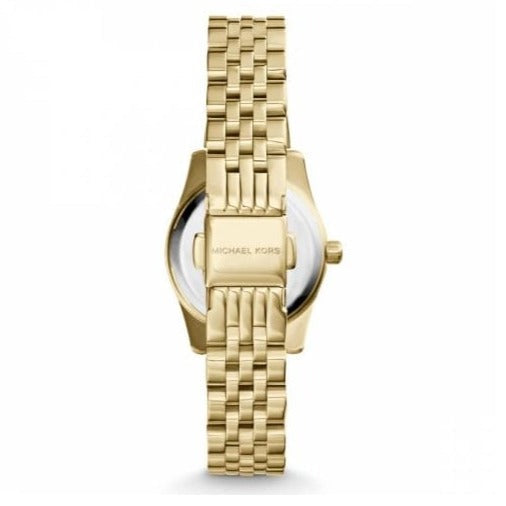  Shop Authentic Michael Kors Lexington Quartz Blue Dial Gold Steel Strap Watch For Women - MK3271 - Luxxuri