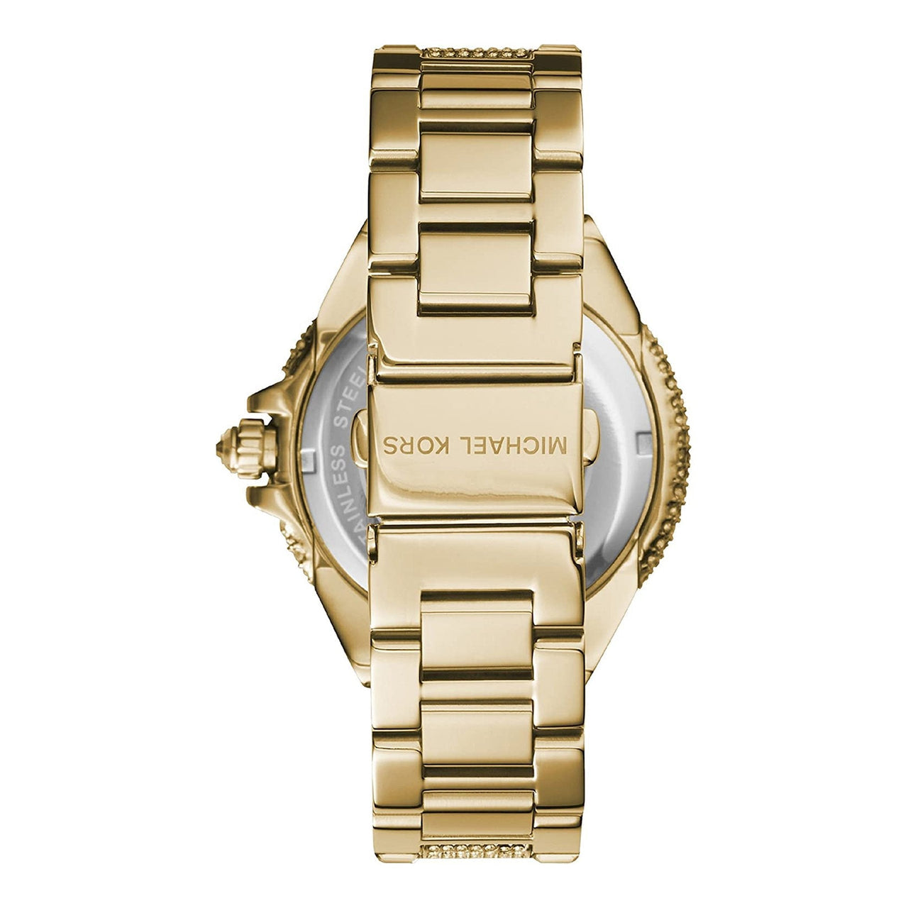  Shop Authentic Michael Kors Slim Runway Black Dial Gold Steel Strap Watch for Women - MK3803 - Luxxuri