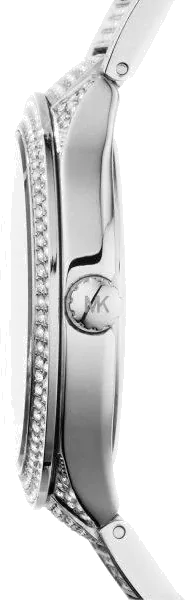  Shop Authentic Michael Kors Lauryn Analog Crystals Silver Dial Silver Steel Strap Watch For Women - MK3717 - Luxxuri