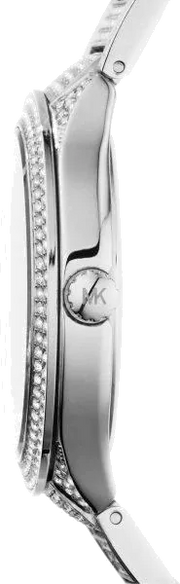  Shop Authentic Michael Kors Lauryn Analog Crystals Silver Dial Silver Steel Strap Watch For Women - MK3717 - Luxxuri