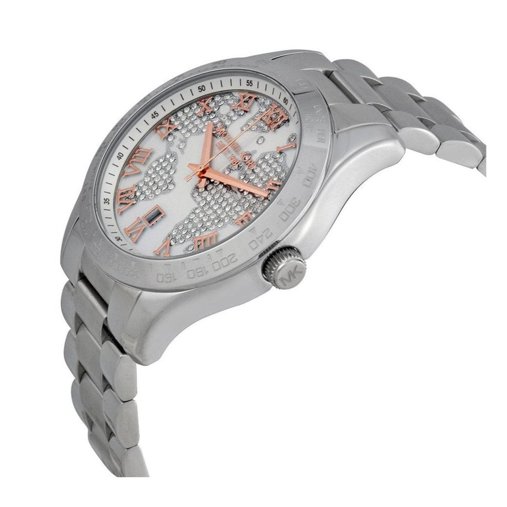  Shop Authentic Michael Kors Layton Silver Dial Silver Steel Strap Watch for Women - MK5958 - Luxxuri