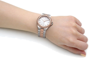  Shop Authentic Michael Kors Lennox Three Hand Quartz Silver Dial Two Tone Steel Strap Watch For Women - MK6989 - Luxxuri