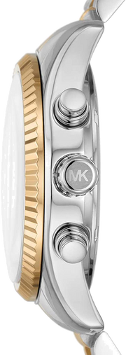  Shop Authentic Michael Kors Lexington Chronograph Blue Dial Two Tone Steel Strap Watch For Women - MK7218 - Luxxuri