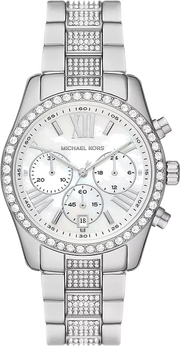  Shop Authentic Michael Kors Lexington Chronograph White Dial Silver Steel Strap Watch For Women - MK7243 - Luxxuri