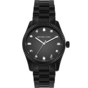  Shop Authentic Michael Kors Lexington Lux Black Dial Black Steel Strap Watch For Women - MK7442 - Luxxuri