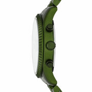  Shop Authentic Michael Kors Lexington Chronograph Green Dial Green Steel Strap Watch For Men - MK8790 - Luxxuri