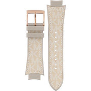  Shop Authentic Michael Kors Sidney Chronograph White Dial Beige Leather Strap Watch For Women - MK6949 - Luxxuri