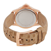 Shop Authentic Michael Kors Sage Three-Hand Mother of Pearl White Dial Brown Leather Strap Watch for Women - MK4819 - Luxxuri