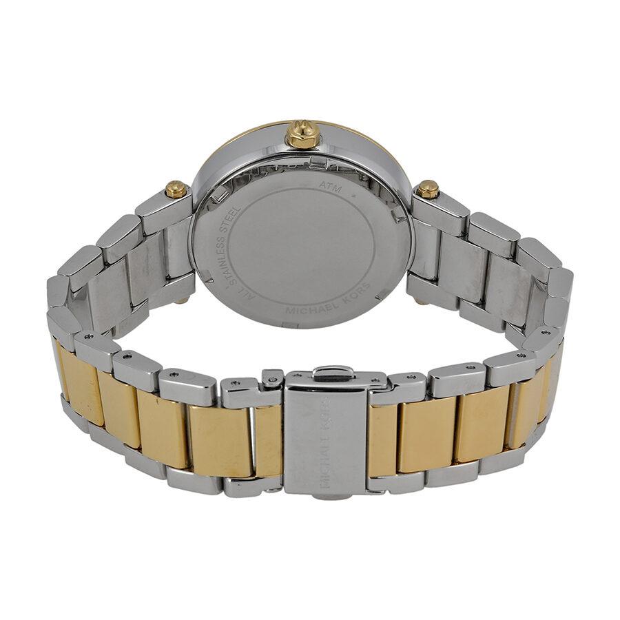  Shop Authentic Michael Kors Parker White Dial Two Tone Steel Strap Watch for Women - MK6055 - Luxxuri