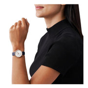  Shop Authentic Michael Kors Pyper Analog White Dial Black Leather Strap Watch For Women - MK2804 - Luxxuri