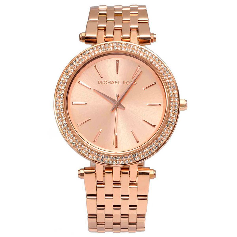  Shop Authentic Michael Kors Darci Rose Gold Dial with Diamonds Rose Gold Stainless Steel Strap Watch for Women - MK3192 - Luxxuri