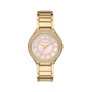  Shop Authentic Michael Kors Kerry Mother of Pearl Dial Gold Steel Strap Watch for Women - MK3396 - Luxxuri