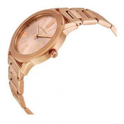  Shop Authentic Michael Kors Hartman Rose Gold Dial Rose Gold Steel Strap Watch For Women - MK3491 - Luxxuri