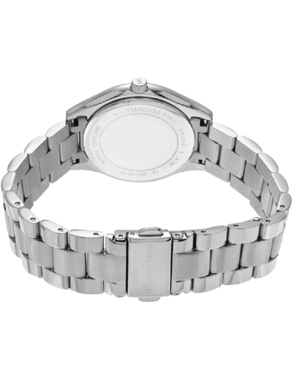  Shop Authentic Michael Kors Mini Slim Runway Silver Dial Silver Steel Strap Watch for Women - MK3514 - Luxxuri