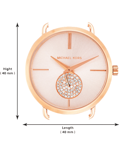  Shop Authentic Michael Kors Portia Rose Gold Dial Rose Gold Steel Strap Watch for Women - MK3640 - Luxxuri