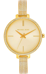  Shop Authentic Michael Kors Jaryn Quartz Gold Dial Gold Steel Strap Watch For Women - MK3784 - Luxxuri