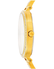  Shop Authentic Michael Kors Jaryn Quartz Gold Dial Gold Steel Strap Watch For Women - MK3784 - Luxxuri
