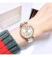  Shop Authentic Michael Kors Sofie Quartz Gold Dial Gold Steel Strap Watch For Women - MK3881 - Luxxuri