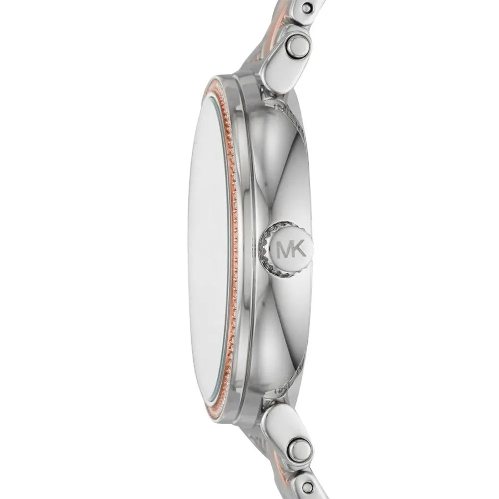  Shop Authentic Michael Kors Sofie Quartz Rose Gold Dial Two Tone Steel Strap Watch For Women - MK3972 - Luxxuri