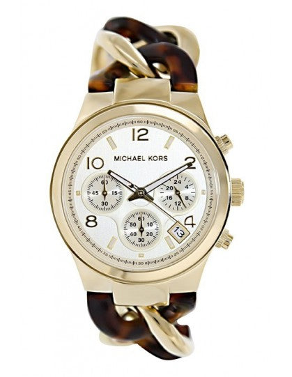  Shop Authentic Michael Kors Runway Gold Dial Two Tone Steel Strap Watch for Women - MK4222 - Luxxuri